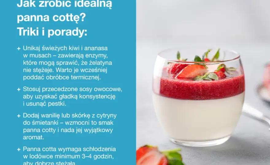 Panna Cotta - Jak zrobić idealnie kremową?