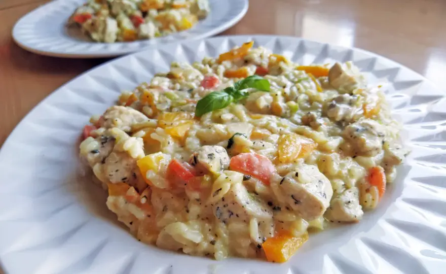 Kremowe Risotto z Kurczakiem - Jak zrobić idealne?